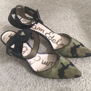 Camouflage Sam Edelman heels size 7